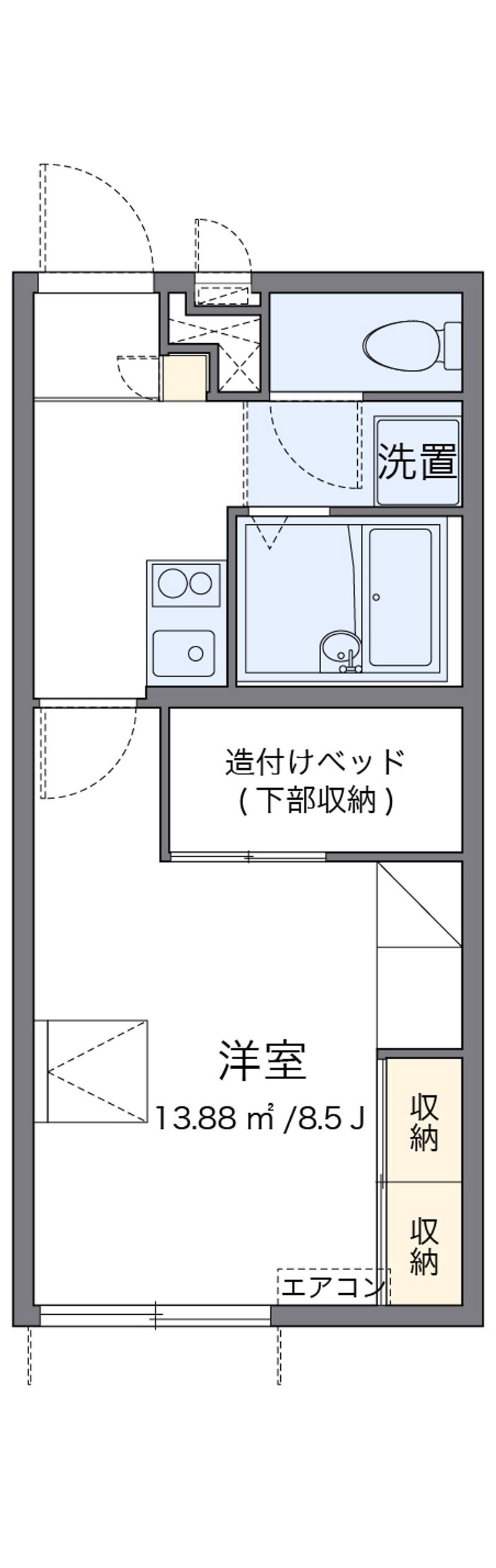 レオパレスＳＰＡ 間取図