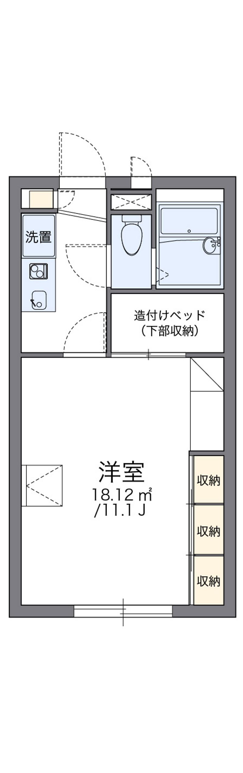 レオパレスＳＳ 間取図