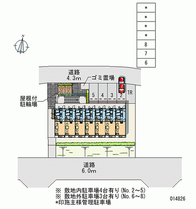 14826 Monthly parking lot