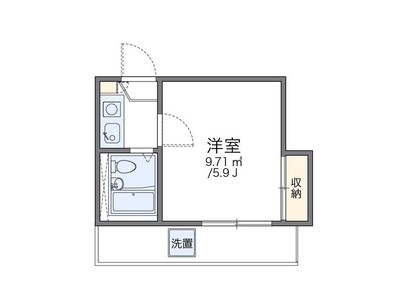 leopalace Shimo Otai Dai2 평면도