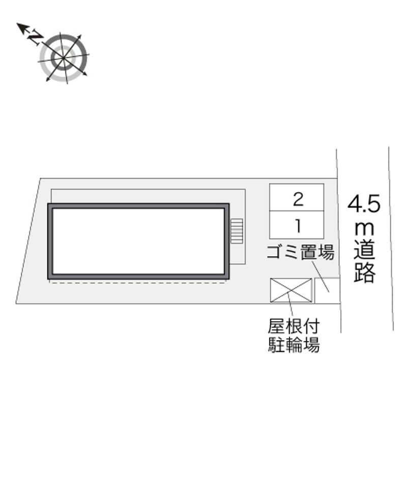 レオパレスツェーンブルグ 配置図
