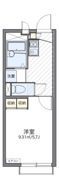 レオパレスプリマベーラ 間取り図