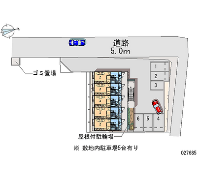 27685 Monthly parking lot