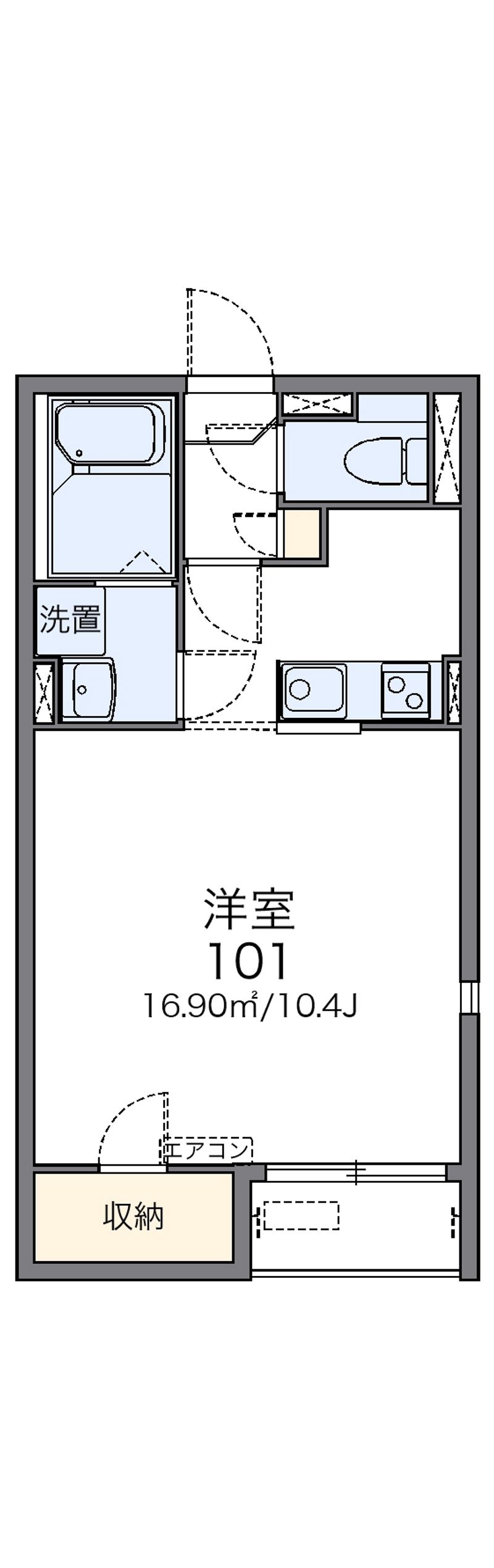 レオネクストあさひ 間取図