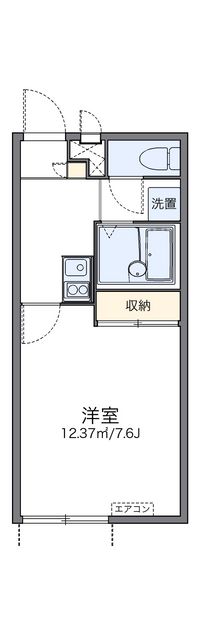 レオパレスプレズィール 間取り図