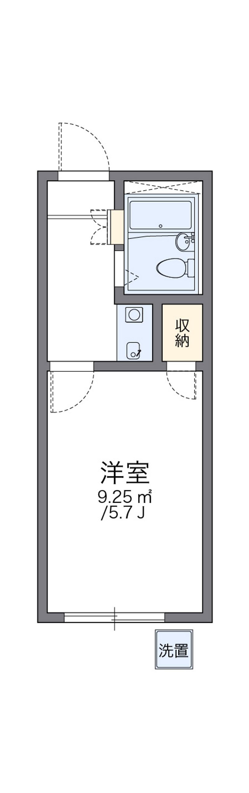 レオパレスエムティエス　 間取図