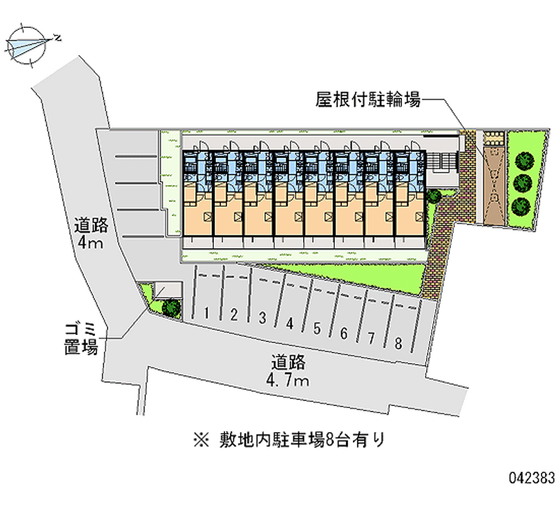 42383月租停车场