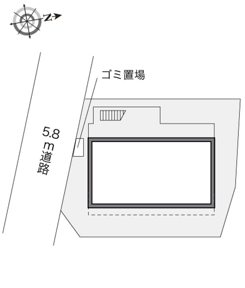 レオパレスくるみ 配置図