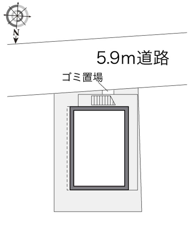 レオパレス田園２ 配置図