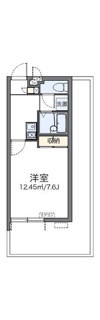 レオパレス国場ヒルズ 間取り図