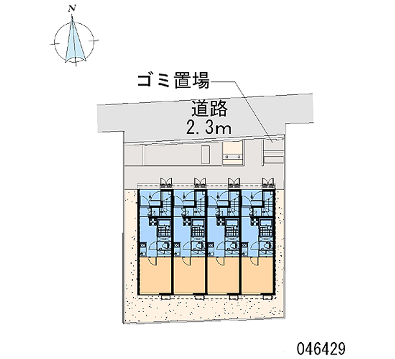 レオネクストひよせ 区画図