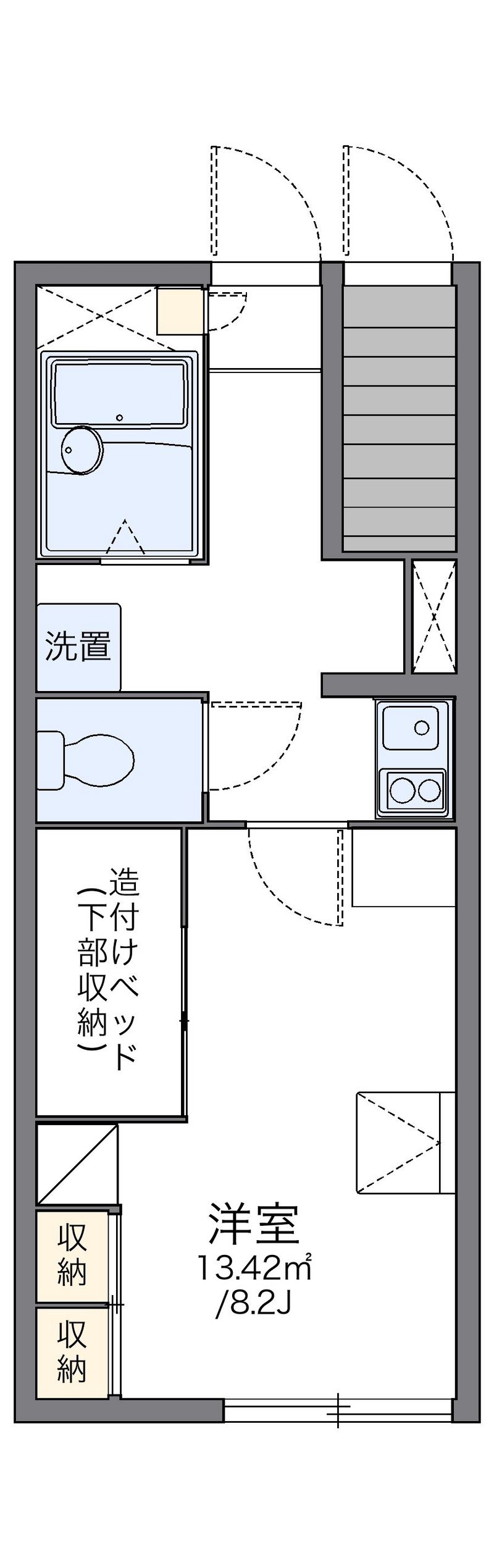 レオパレスユニコム 間取図