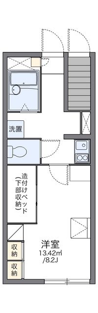 レオパレスユニコム 間取り図