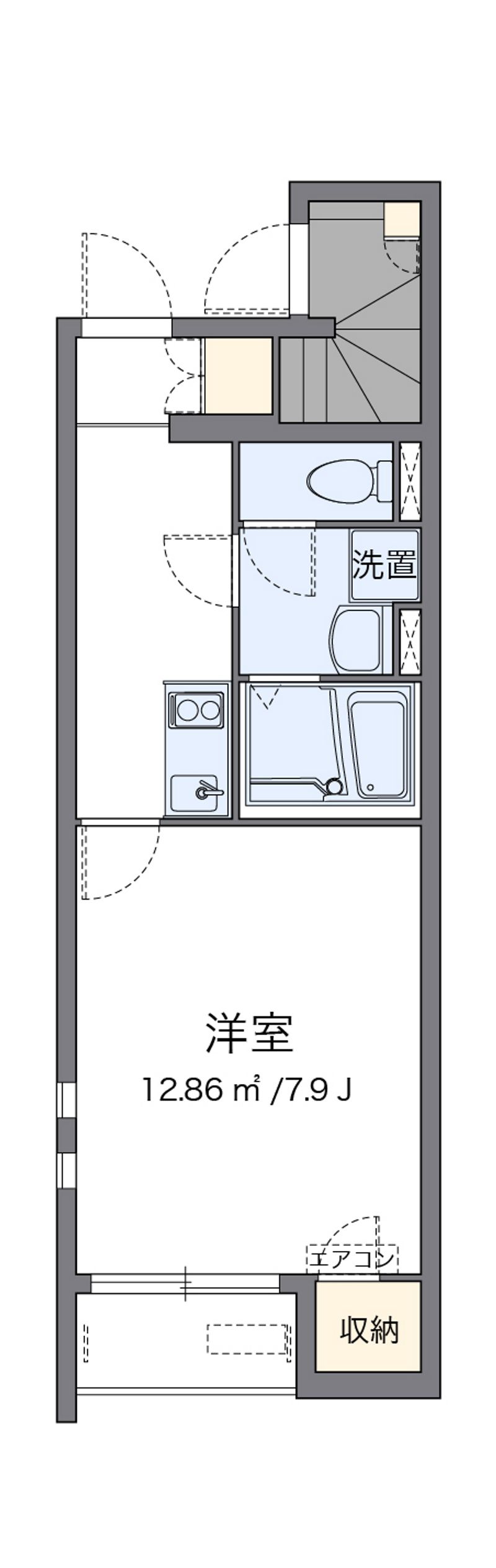 クレイノエクレールⅡ 間取図