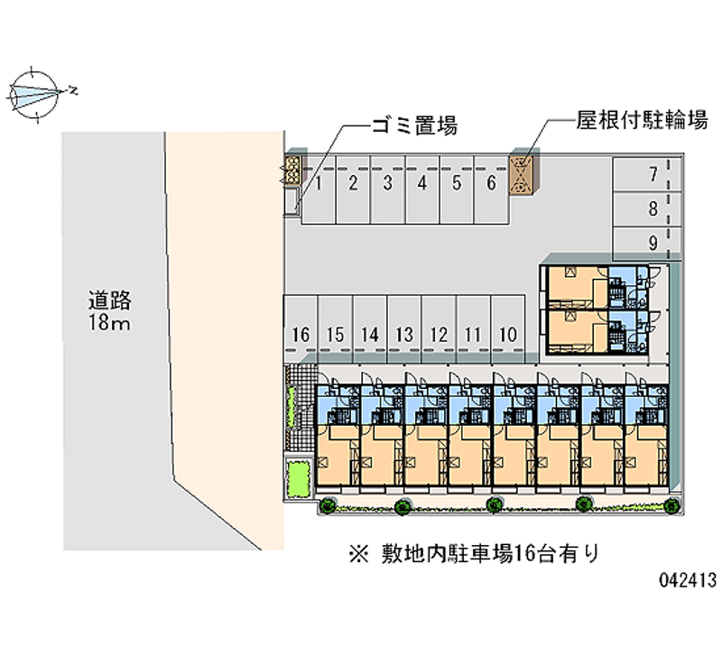 42413 Monthly parking lot