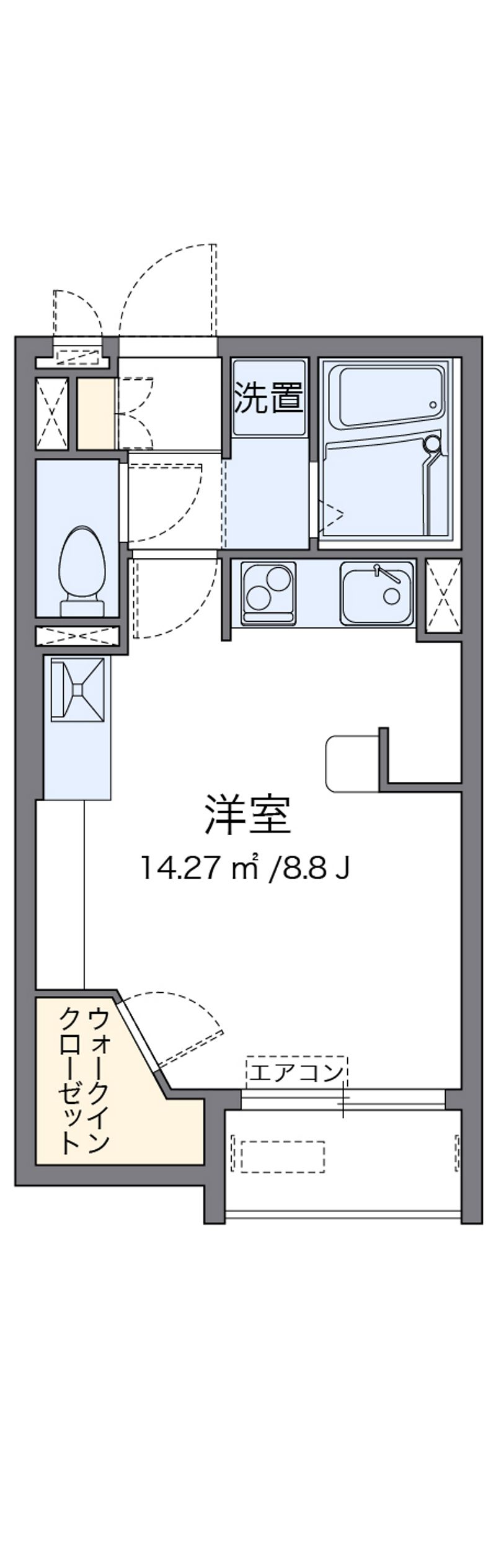 ミランダパレス湘南本宿 間取図