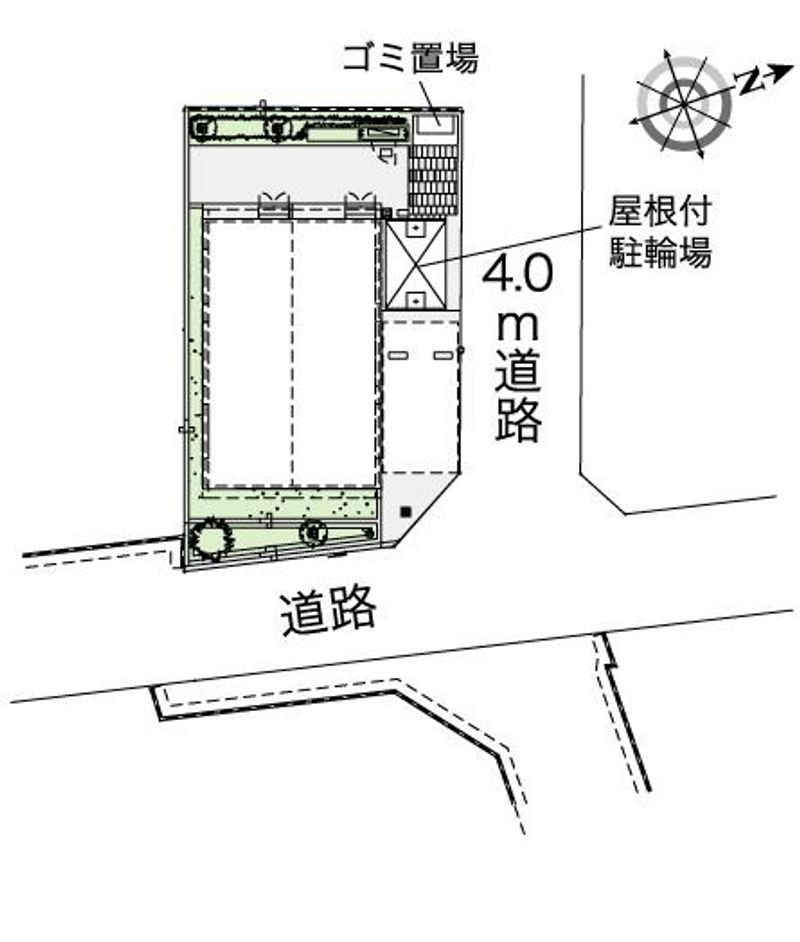 レオネクストメゾンアンソレイエ 駐車場