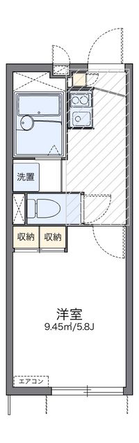 レオパレス西ノ前ハイツ 間取り図