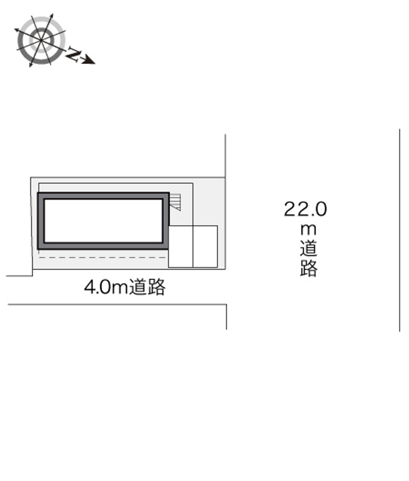 レオパレス楠２ 配置図
