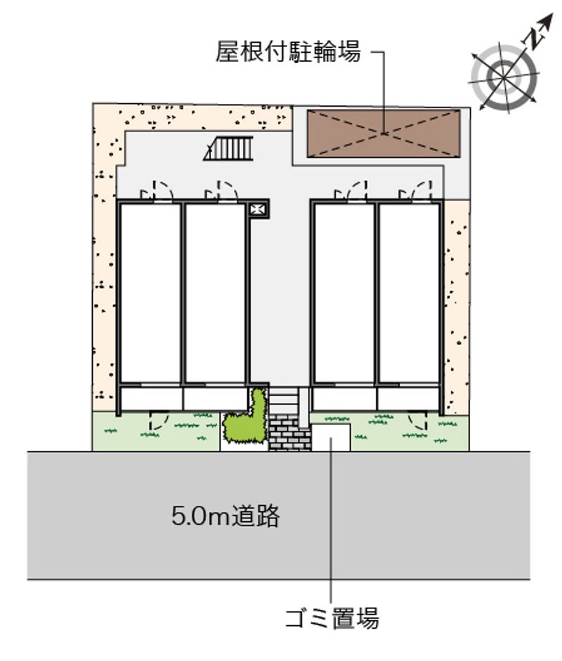 クレイノ春日 配置図
