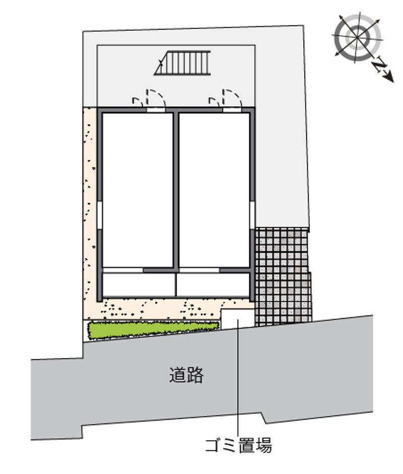 クレイノＬＡＢＯＯＮ戸越 配置図