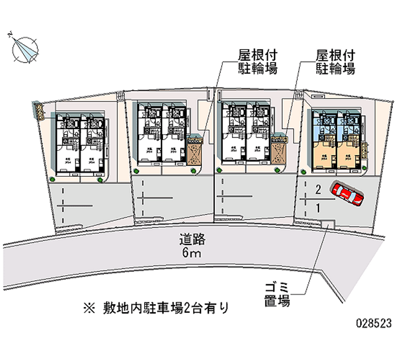 レオパレスファミールＤ 共用部分