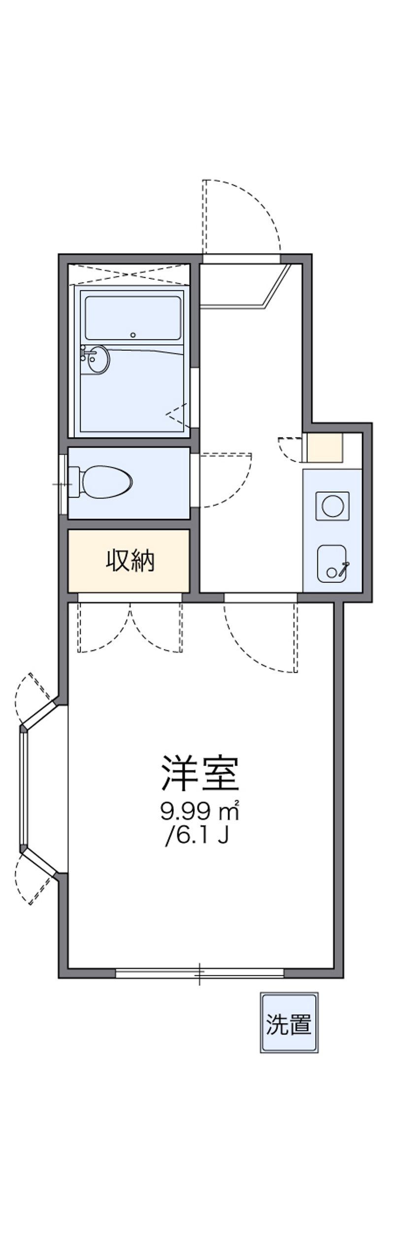 レオパレス板付Ⅱ 間取り
