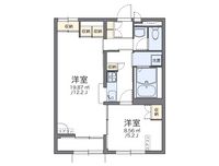 レオパレス柊 間取り図