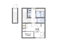 レオパレス大門 間取り図