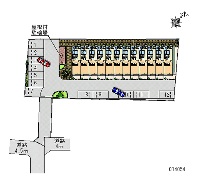 14054 Monthly parking lot