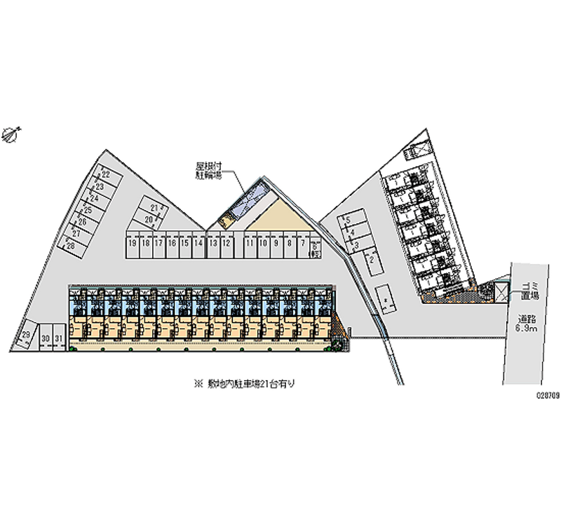 28709 bãi đậu xe hàng tháng