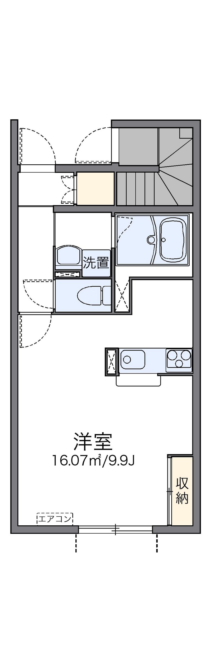 レオネクストグランデ　ヤマト 間取図