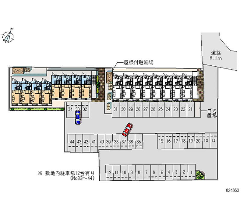 24653 bãi đậu xe hàng tháng