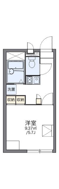 レオパレスエスポワール秋桜 間取り図