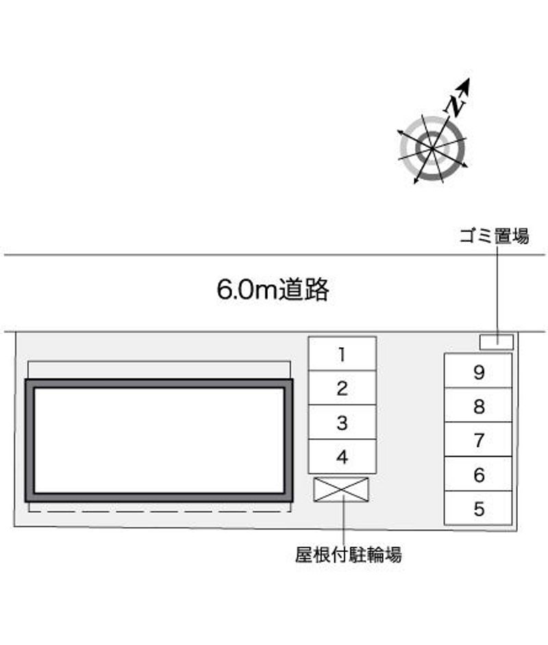 レオパレスエスタシオン 配置図