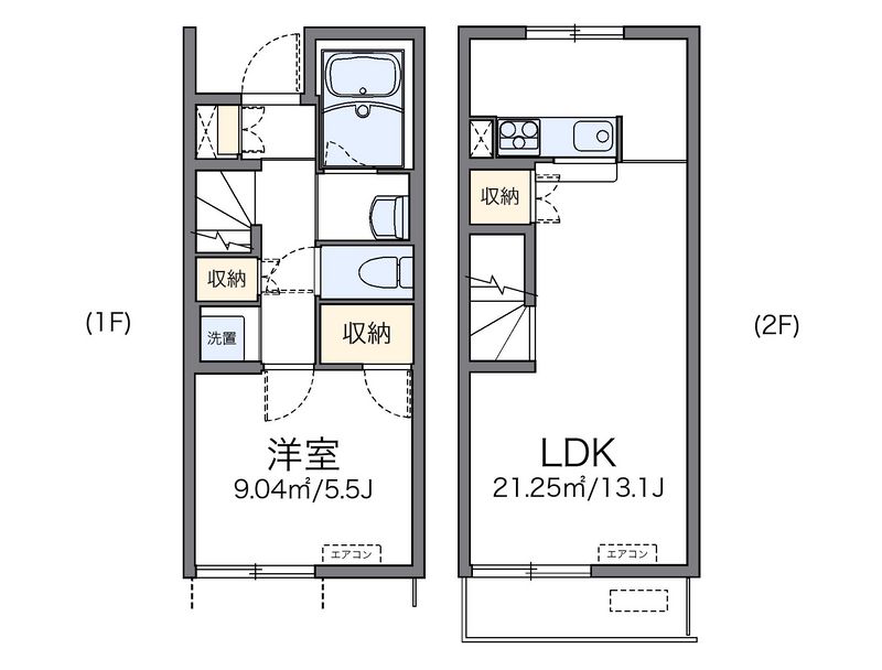 レオネクストパフェールＢ 間取図