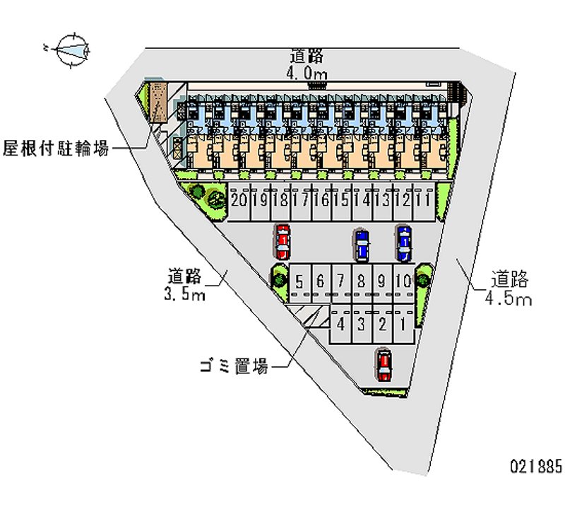 21885 bãi đậu xe hàng tháng