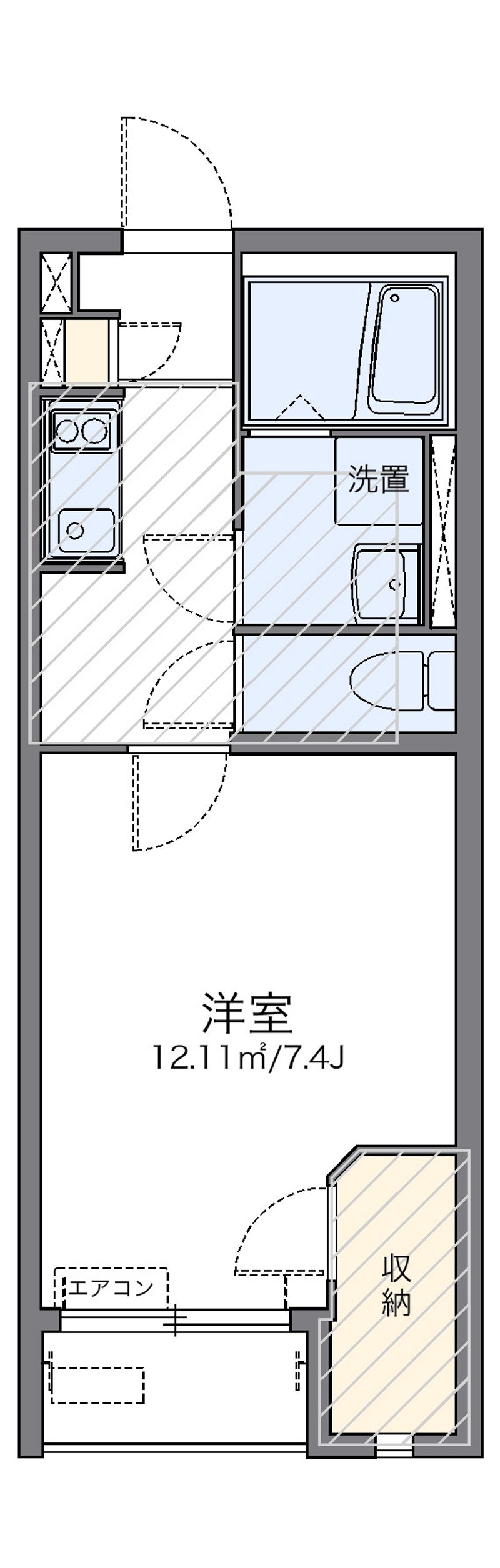 レオネクストラメール 間取図