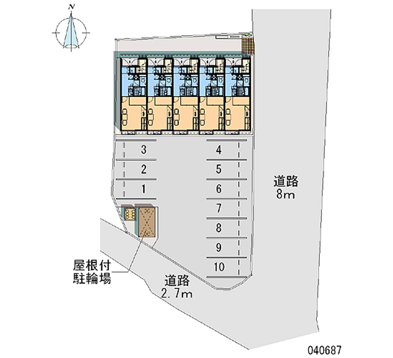 40687 Monthly parking lot