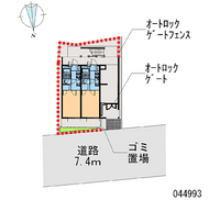 レオパレスＦｏｕｎｔ　ＡⅡ 区画図