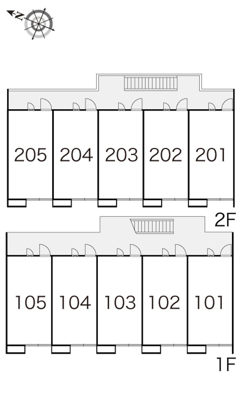 レオパレスシンシア 間取り配置図
