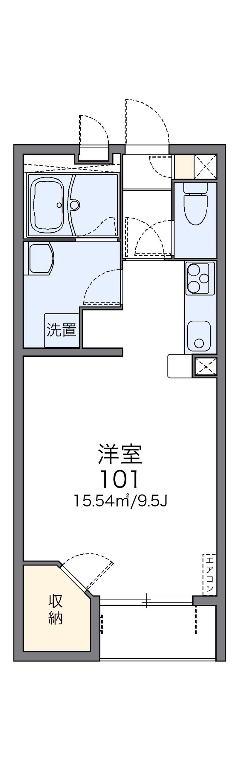 レオネクストぱいん２ 間取図