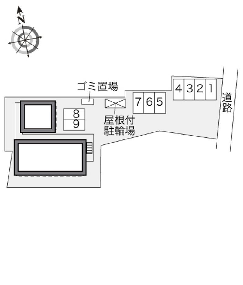 レオパレス西平 配置図