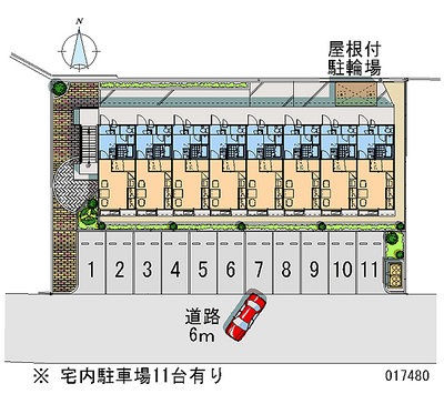 17480 Monthly parking lot