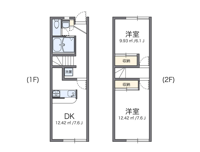 レオパレス小桜 間取図