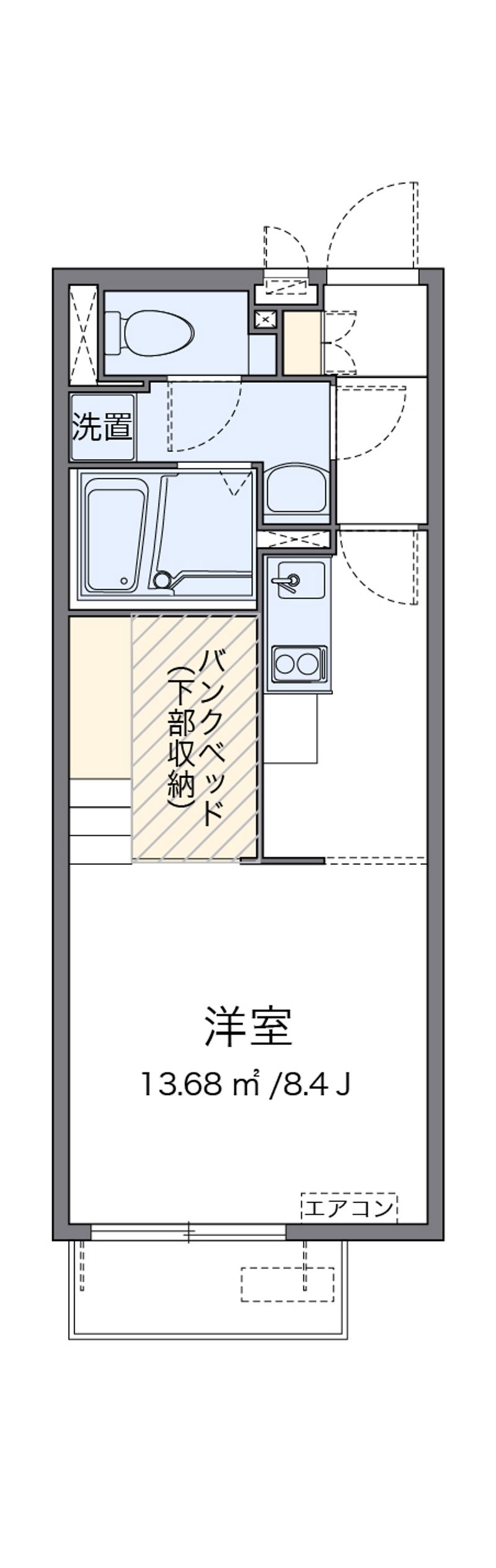 ミランダメルベーユ 間取図