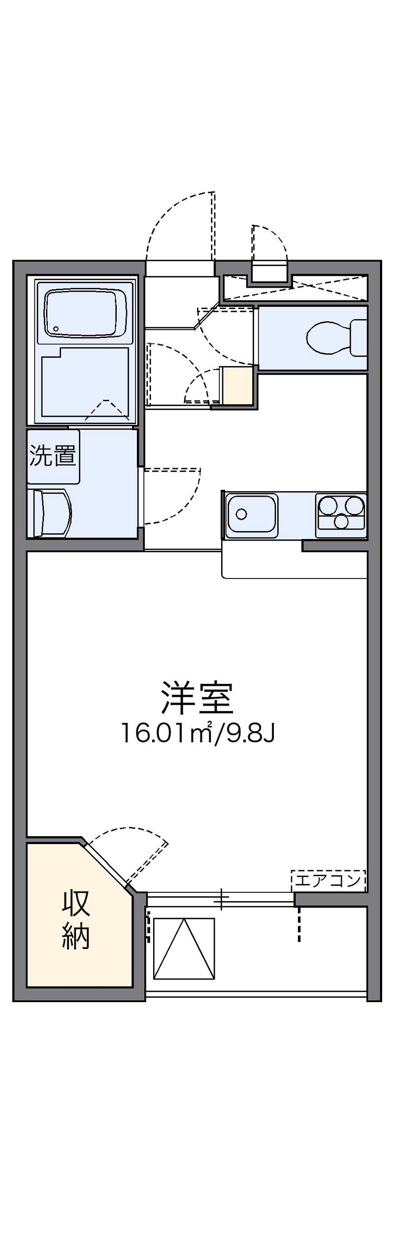 レオパレス天上野Ⅱ 間取図