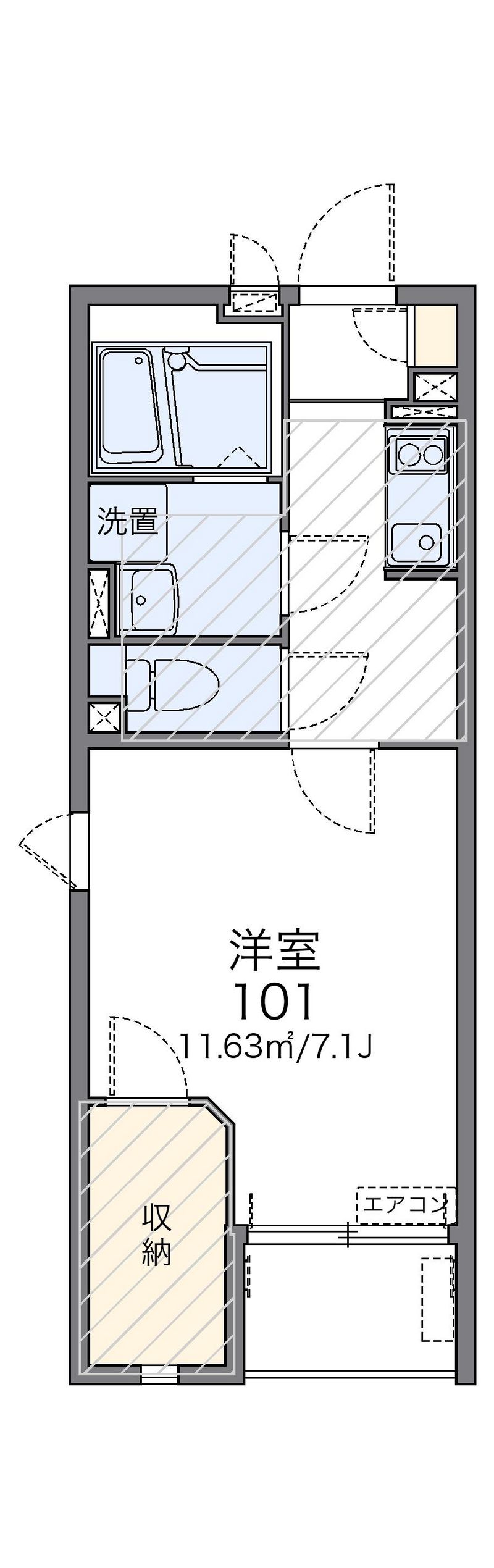 レオネクストコラッジョ 間取図
