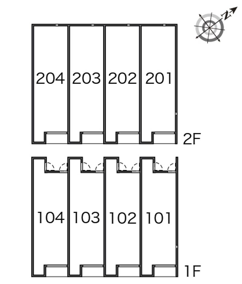 レオネクスト柏森 間取配置図