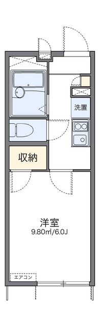 レオパレステラスつばさ 間取り図